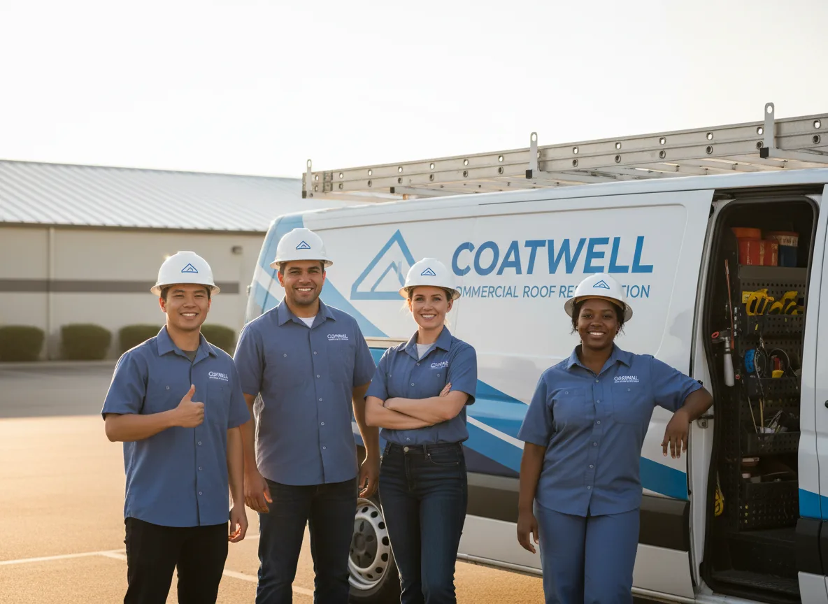 Commercial roof coating company in Sims, AR